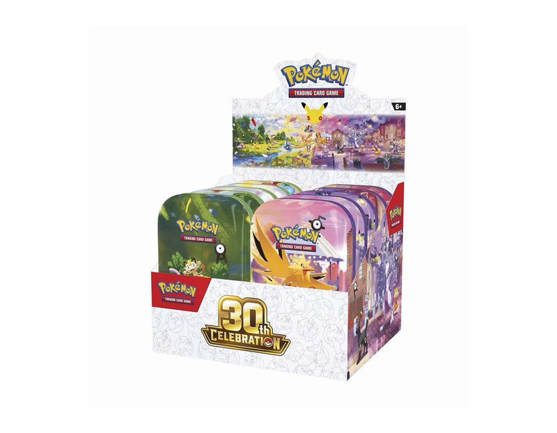 30th Celebration Mini Tin Display (10 Tins) - Pre order