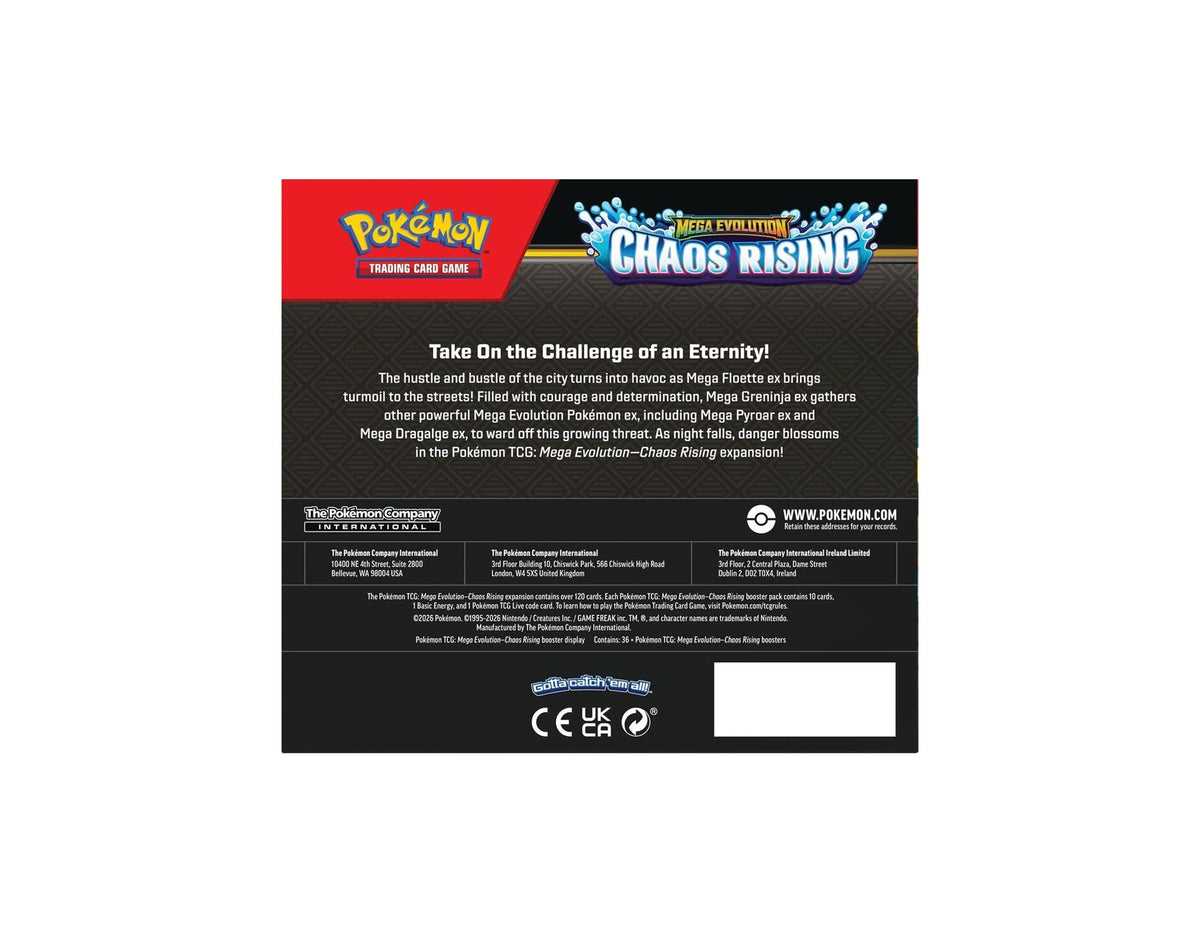 Mega Evolution - Chaos Rising Booster Box 2026 Pokémon