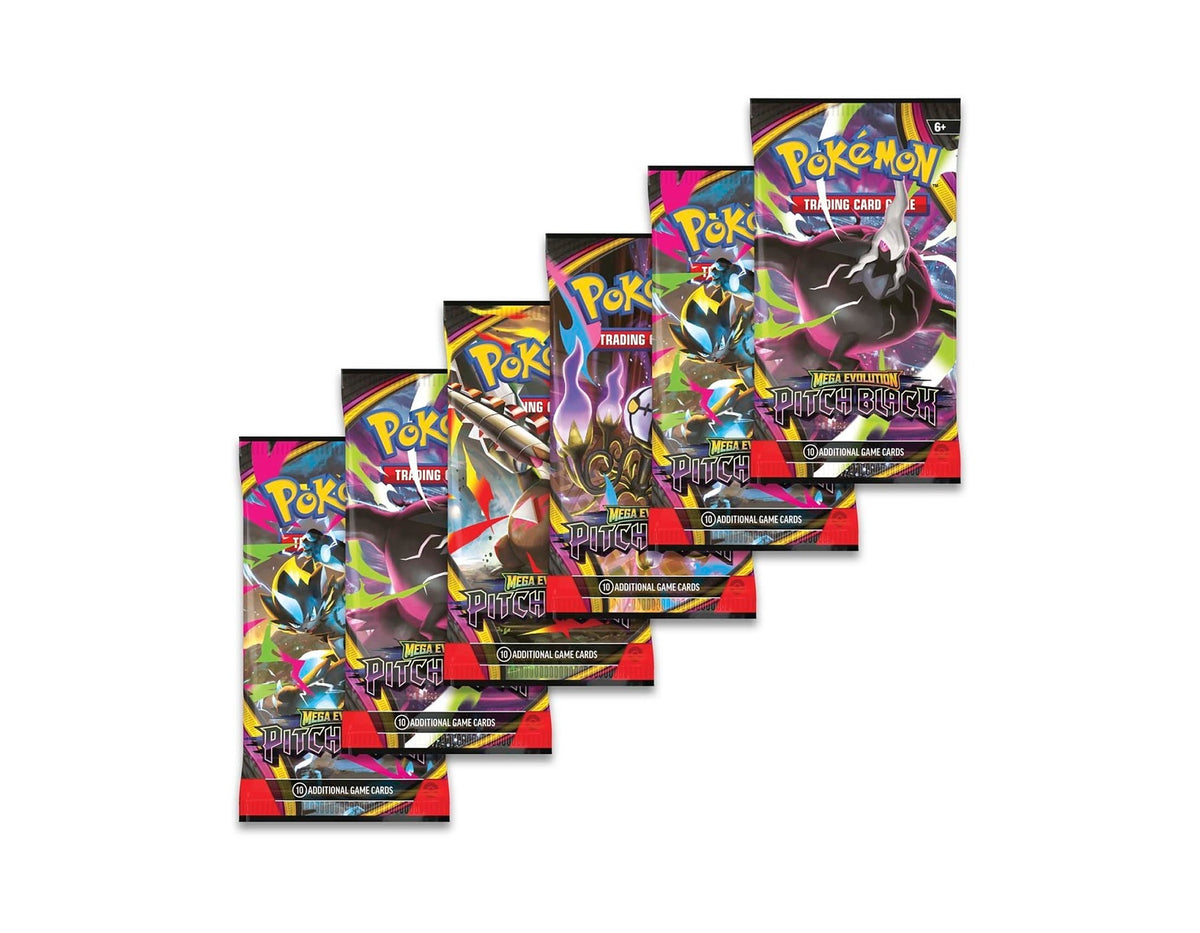 Mega Evolution - Pitch Black Booster Bundle (6 Packs)
