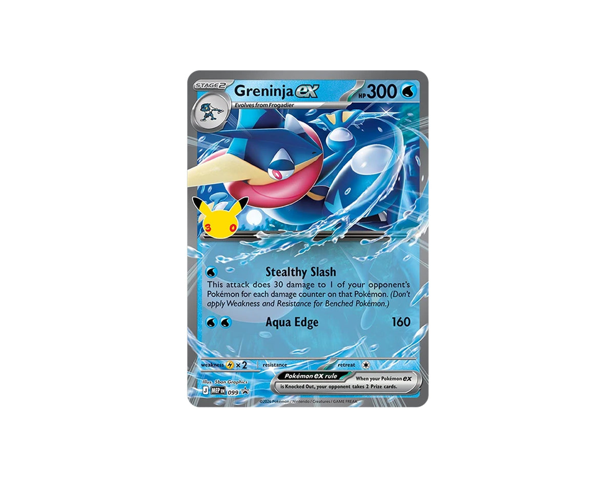 30th Celebration Pokémon ex Box - Greninja ex - Pre order